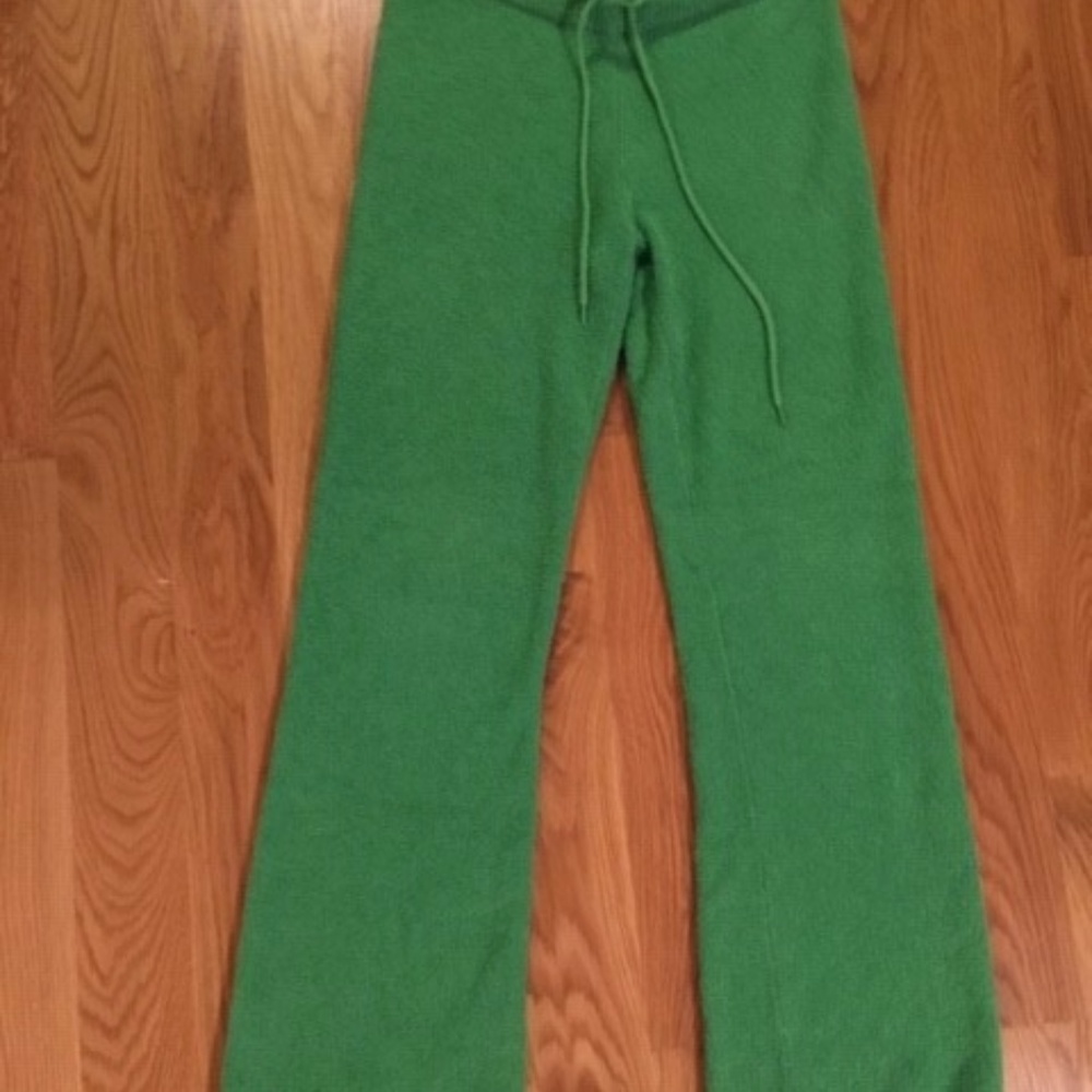 Theory Green Soft Drawstring Pant - image 2